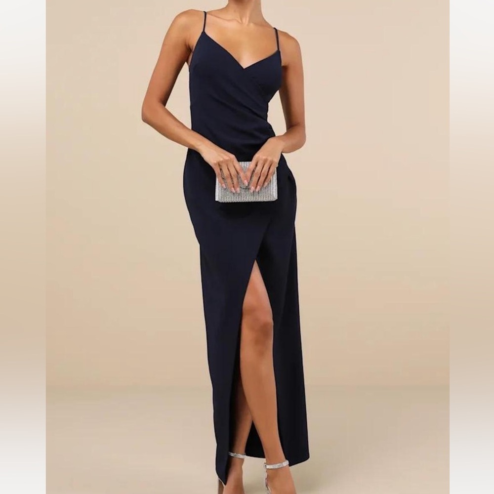 NWT Lulus Wrap Maxi Dress